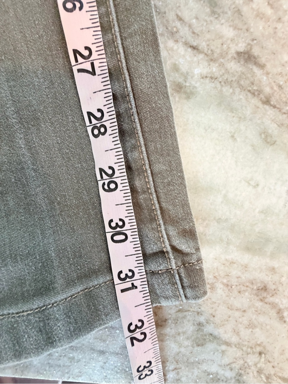 Beija Flor Olive Stretch Jeans Size 4 Slim Straight Brazilian Denim - Picture 11 of 12